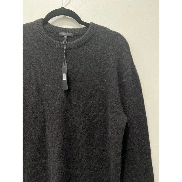 NWT Rag & Bone Size S Elsa Cotton Alpaca Crew Relaxed Fit Sweater MSRP $350 - Picture 10 of 11